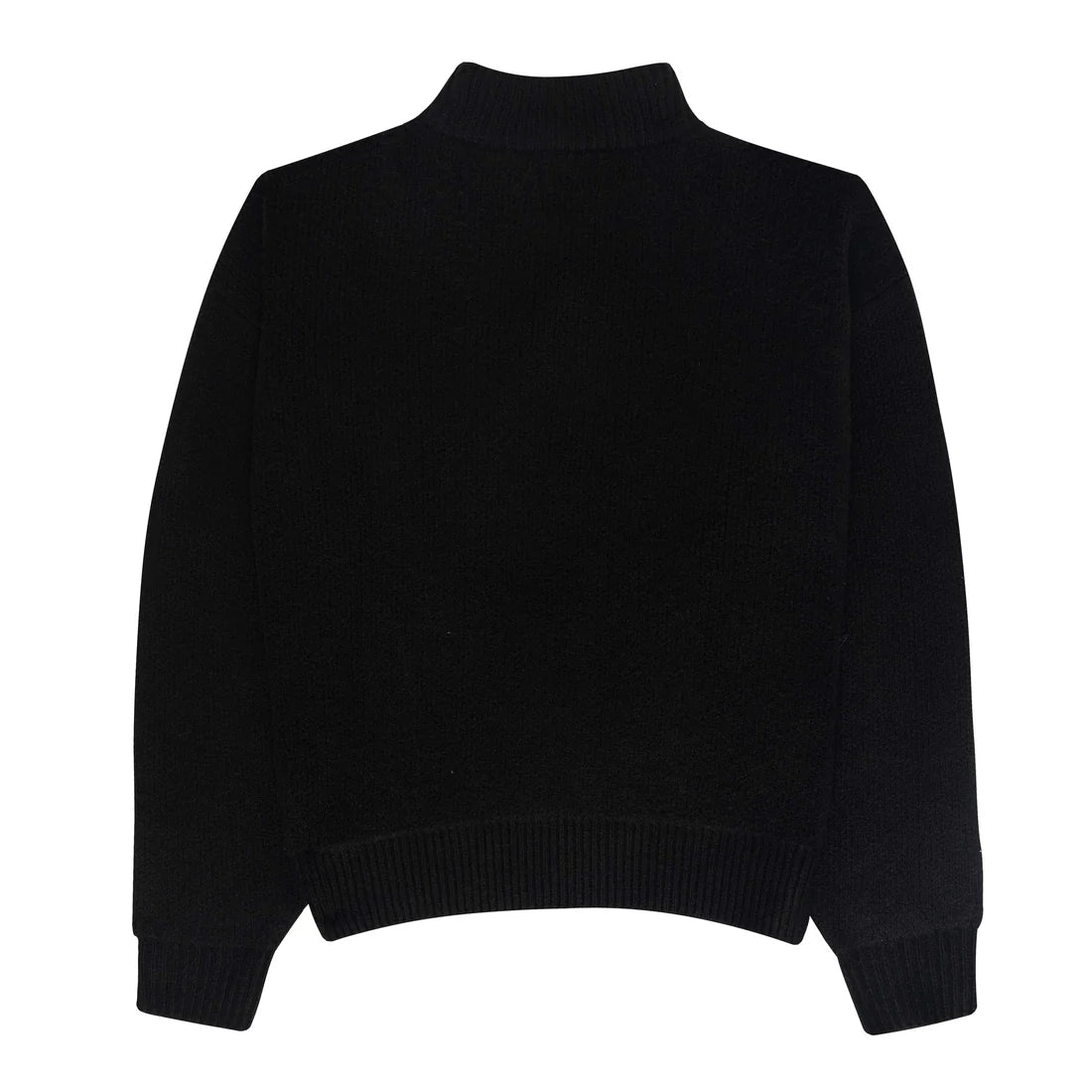 Mascot Funnel Neck Sweater Black