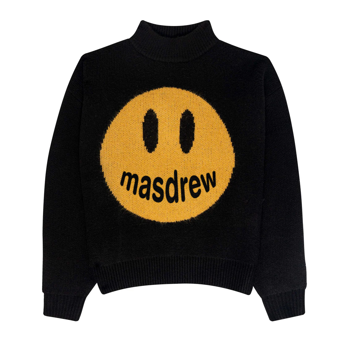 Mascot Funnel Neck Sweater Black