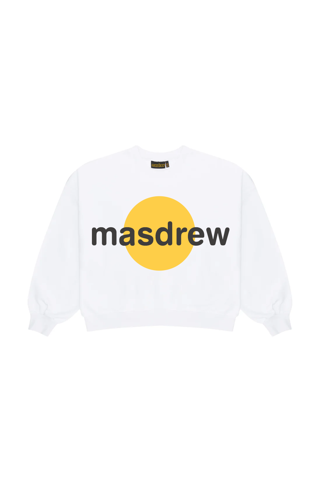 Infinite Joy Boxy Crewneck White